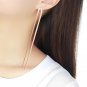 TK3532 - IP Rose Gold(Ion Plating) Stainless Steel Earrings with No Stone Default Title