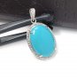 TurquSleeping Beauty Turquoise Pendant Natural Genuine Gemstone Jewelry DIY Pendant Default Title