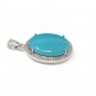 TurquSleeping Beauty Turquoise Pendant Natural Genuine Gemstone Jewelry DIY Pendant Default Title