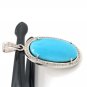 TurquSleeping Beauty Turquoise Pendant Natural Genuine Gemstone Jewelry DIY Pendant Default Title