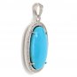 TurquSleeping Beauty Turquoise Pendant Natural Genuine Gemstone Jewelry DIY Pendant Default Title