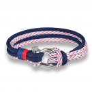 Umbrella bracelet White blue