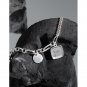Vintage Asymmetry Curb Figaro Chain Love Drop 925 Sterling Silver Bracelet Vintage