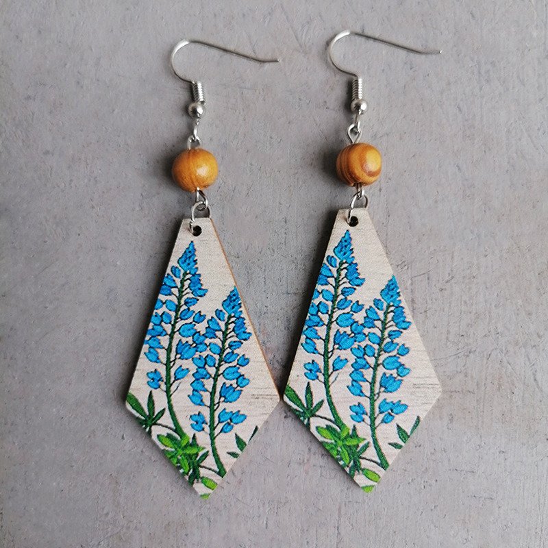 Vintage Boho Sunflower Earrings 1