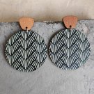Vintage Floral Wood Earrings Fashion Boho Earrings 5