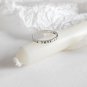 Vintage Greek Classical Alphabet 925 Sterling Silver Adjustable Ring Vintage