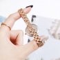 Vintage Ladies Diamond Dial Exquisite Watch Bracelet Set Rose Gold Black Watch + Rose Gold Bracelet