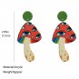 Vintage Mushroom Earrings Daisy Rainbow Smiley Flower Earrings 4