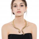 Vintage Snake Choker Necklace Egyptian Golden Snake Necklace For Women GOLD