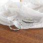 Vintage Twisted Wave Beads 925 Sterling Silver Adjustable Ring Beads Ring