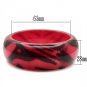 VL036 - Resin Bangle with Synthetic Synthetic Stone in Animal pattern