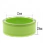 VL041 - Resin Bangle with Synthetic Synthetic Stone in Peridot