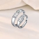 Wedding CZ 520 1314 Oath 925 Sterling Silver Adjustable Ring Women Ring