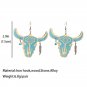 Western style wood wood earrings 3
