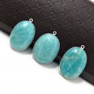 Wholesale 3 PcNatural Gemstone Charms Amazonite Charms DIY Jewelry Making Supplies Default Title