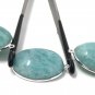 Wholesale 3 PcNatural Gemstone Charms Amazonite Charms DIY Jewelry Making Supplies Default Title