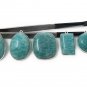 Wholesale 5 PcNatural Gemstone Charms Amazonite Charms DIY Jewelry Making Supplies Default Title