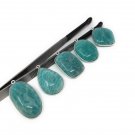 Wholesale 5 PcNatural Gemstone Charms Amazonite Charms DIY Jewelry Making Supplies Default Title
