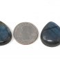 Wholesale 7 Pcs Labradorite CaboWire Wrapping Jewelry Supplies Drop Shape 24mm-35mm Default Title