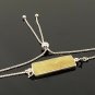 Yellow SSterling Silver Bolo Bracelet Layering Bracelet November Birthstone Jewelry Default Title