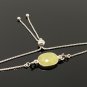 Yellow SappSterling Silver Adjustable Bolo Bracelet Layering Bracelet Gifts for Her Default Title