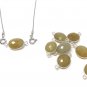 Yellow Sapphire Necklace; GemstoMinimalist Necklace Sterling Silver Necklace Delicate Necklace 20