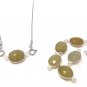 Yellow Sapphire Necklace; GemstoMinimalist Necklace Sterling Silver Necklace Delicate Necklace 20