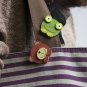 [Frog & Bear] - Brooch - Brooch Pin - Animal Pin Brooch HC-BP005-FRBE