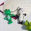 [Happy Cat & Frog] - Cell Phone Charm Strap - Camera Charm Strap - Handbags Charms HC-C018-CAFR