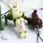 [Happy Monkey & Rabbit] - Cell Phone Charm Strap - Camera Charm Strap - Handbags Charms HC-C018-MORA