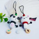 [Lively Animal-4] - Cell Phone Charm Strap - Camera Charm Strap - Handbags Charms HC-C015-WHPA