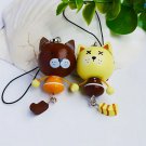 [Naughty Cat-2] - Cell Phone Charm Strap - Camera Charm Strap - Handbags Charms HC-C006-BROF