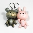 [Sweet Bear-4] - Cell Phone Charm Strap - Camera Charm Strap - Handbags Charms HC-C022-GRPI