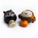 [Sweet Monkey & Pig] - Brooch - Brooch Pin - Animal Pin Brooch HC-BP006-MOWD