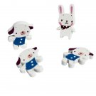 [White Dog & Bear] - Brooch - Brooch Pin - Animal Pin Brooch HC-BP003-DORA