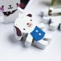 [White Dog & Rabbit] - Brooch - Brooch Pin - Animal Pin Brooch HC-BP003-DOBE