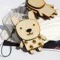 [Wooden Animals-1] - Cell Phone Charm Strap - Camera Charm Strap - Handbags Charms HC-C032-BBE