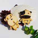 [Wooden Animals-4] - Cell Phone Charm Strap - Camera Charm Strap - Handbags Charms HC-C032-BCO