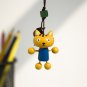 [Yellow Cat & Frog] - Cell Phone Charm Strap - Camera Charm Strap - Handbags Charms HC-C009-YEFR