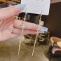 1 Pair Opal Drop Long Earrings, Elegant Tassel Earrings for Women and Girls Jewellery Gold