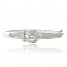 1-2ct Diamond Belt Buckle Bangle Bracelet BABR13234