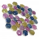 10 Pcs - 13 Pcs Natural Wholesale Silver Jewelry Supplies Bulk Wholesale Charms 19x15mm - 20x16mm