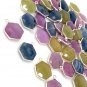 10 Pcs - 13 Pcs Natural Wholesale Silver Jewelry Supplies Bulk Wholesale Charms 19x15mm - 20x16mm