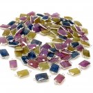 10 Pcs -14 Pcs NaturSilver Findings Bulk Wholesale Jewelry Supplies 19x9mm - 22x11mm B) 14 Pieces