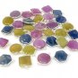 10 Pcs Natural Sapphire GemsSilver Connectors Bulk Wholesale Jewelry Supplies 20x14mm - 23x16