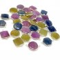 10 Pcs Natural Sapphire GemsSilver Connectors Bulk Wholesale Jewelry Supplies 20x14mm - 23x16