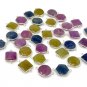 10 Pcs Natural Sapphire GemsSilver Connectors Bulk Wholesale Jewelry Supplies 20x14mm - 23x16