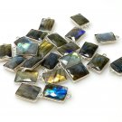10 Pcs- 13 Pcs Labradorite GemstoWholesale Jewelry Findings Jewelry Supplies 18x11mm - 18.5x11.5m