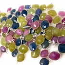 10 Pcs- 14 Pcs Natural SaSterling Silver Jewelry Supplies Bulk Wholesale Charms 15x10mm - 18x12mm
