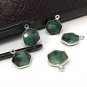 10 Pcs-Sterling Silver Charms for DIY Jewelry Making May Birthstone Charms 16.5X12mm A) 10 Pieces